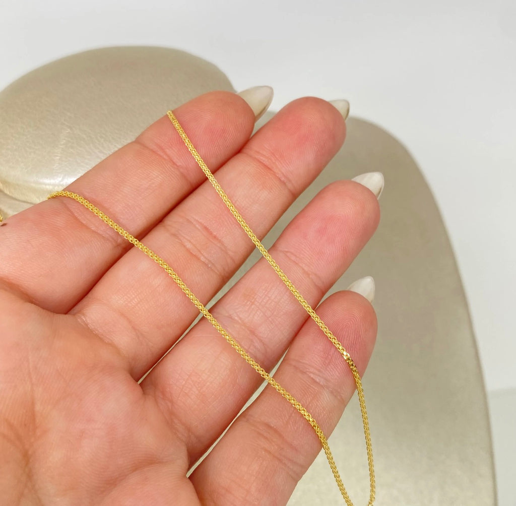Cadena • China Oro amarillo 18K / 1,4 gr / 1 mm / 40 cm *+