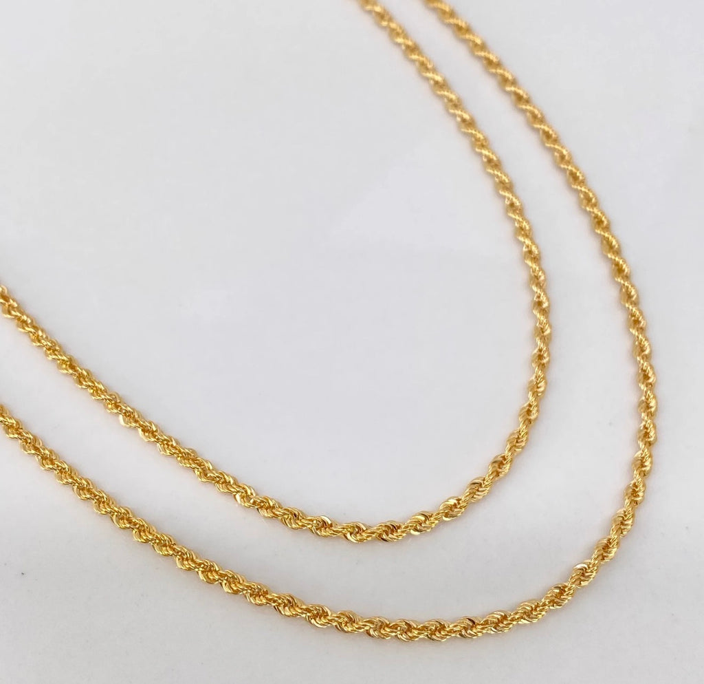Cadena • Lazo Oro amarillo 18K +1 / 3,45 GR / 2.2 MM / 60 CM *