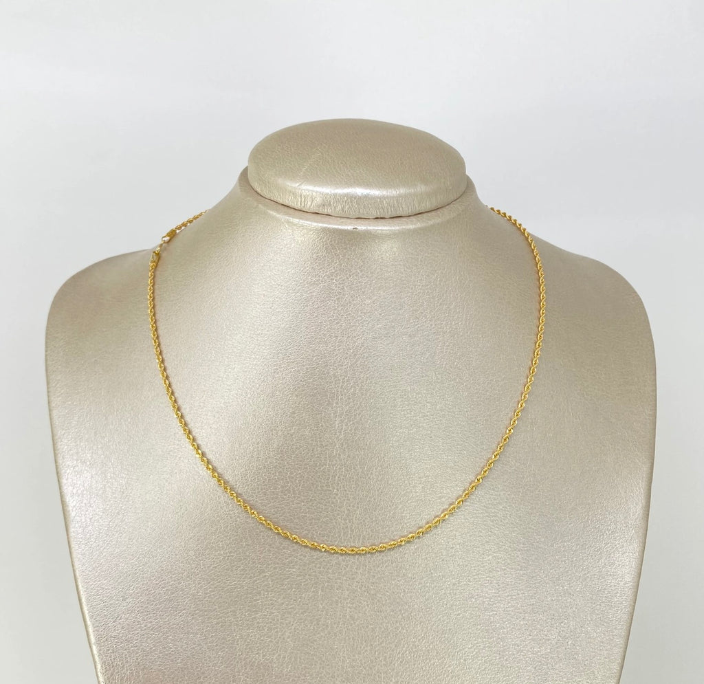 Cadena • Lazo Oro amarillo 18K +1 / 1,4 GR / 1,6 MM / 40 CM *