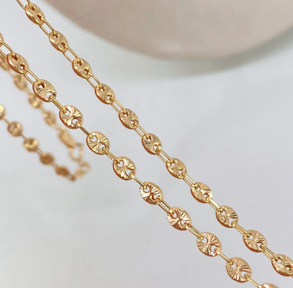 Cadena GC diamantado Oro amarillo 18K / 5,83 gr / 3.3 mm / 45 cm *