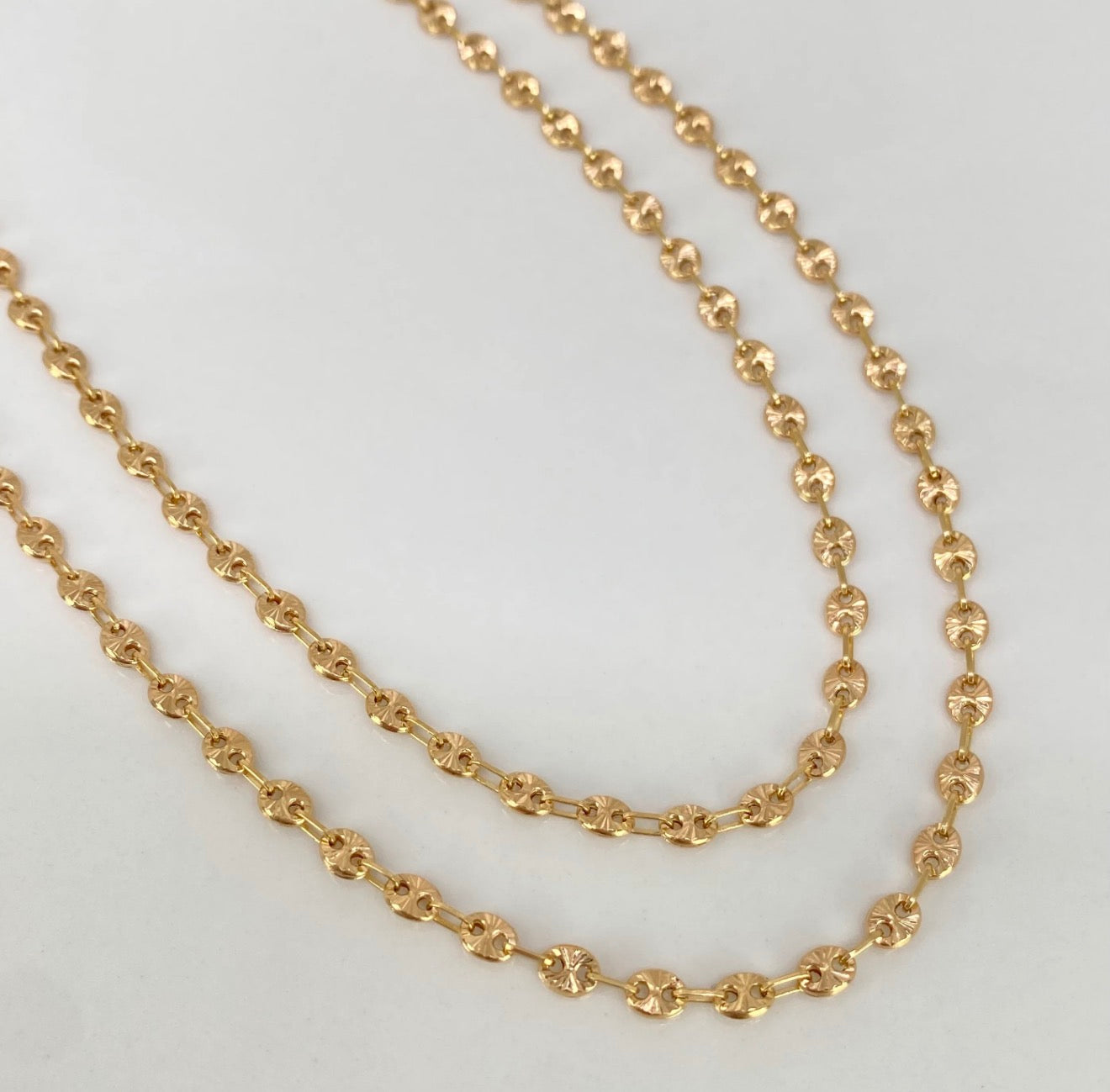 Cadena GC diamantado Oro amarillo 18K / 5,83 gr / 3.3 mm / 45 cm *