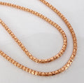Cadena • Cola Ratón Oro Rosa 18K +3 / 15,2 gr / 3.3 mm / 60 cm *